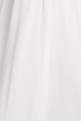 Fabric Swatch - Birdie Chiffon | White