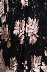 Fabric Swatch - Muse Sequin | Black + Rose