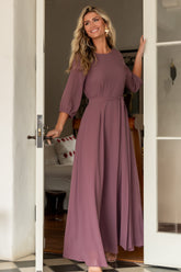 Rebecca Maxi Dress | Vintage Plum