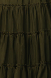 Fabric Swatch - Emma Tulle | Dark Olive
