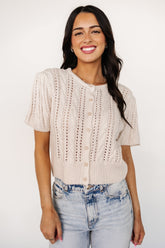 Darby Sweater Top | Cream - Baltic Born