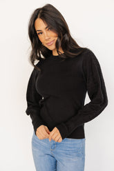 Jens Sweater Top | Black - Baltic Born