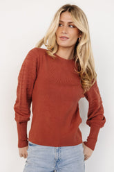 Jens Sweater Top | Brick - Baltic Born