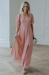 Sierra Sweetheart Maxi Dress | Blush - Baltic Born