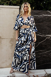 Stella Maxi Dress | Ivory Multi Print - Baltic Born