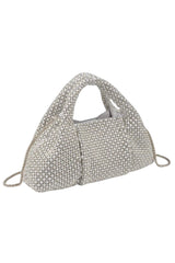 Juliette Evening Bag | Pearl Silver