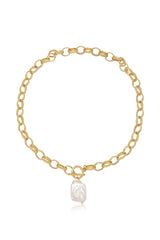 Edge of Water Pearl Pendant Necklace