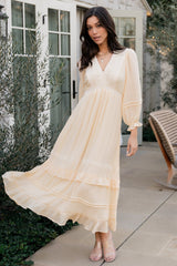 Amberlee Embroidered Dress | Cream - Baltic Born