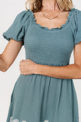 Carrington Maxi Dress | Vintage Teal - Baltic Born