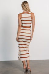Chelsea Knit Dress | Beige + Camel - Baltic Born