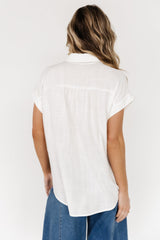 Clarke Button Up Top | Off White - Baltic Born