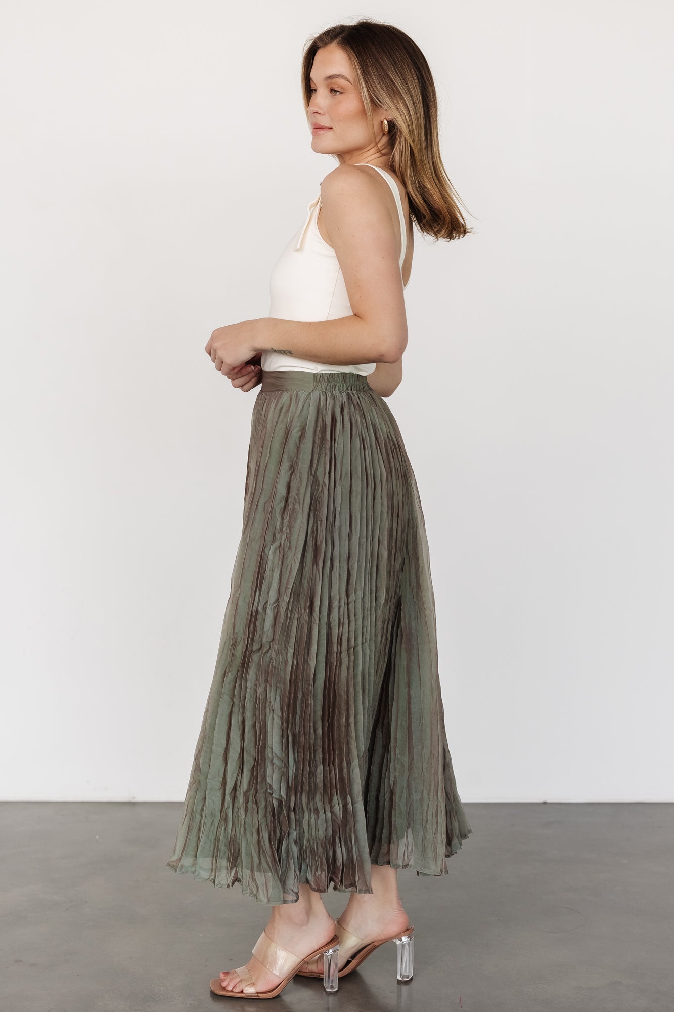 Cyra Midi Skirt | Sage - Baltic Born
