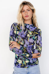 Dom Sheer Top | Navy Multi - Baltic Born
