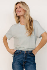 Elliot Relaxed Tee | Pale Mint - Baltic Born