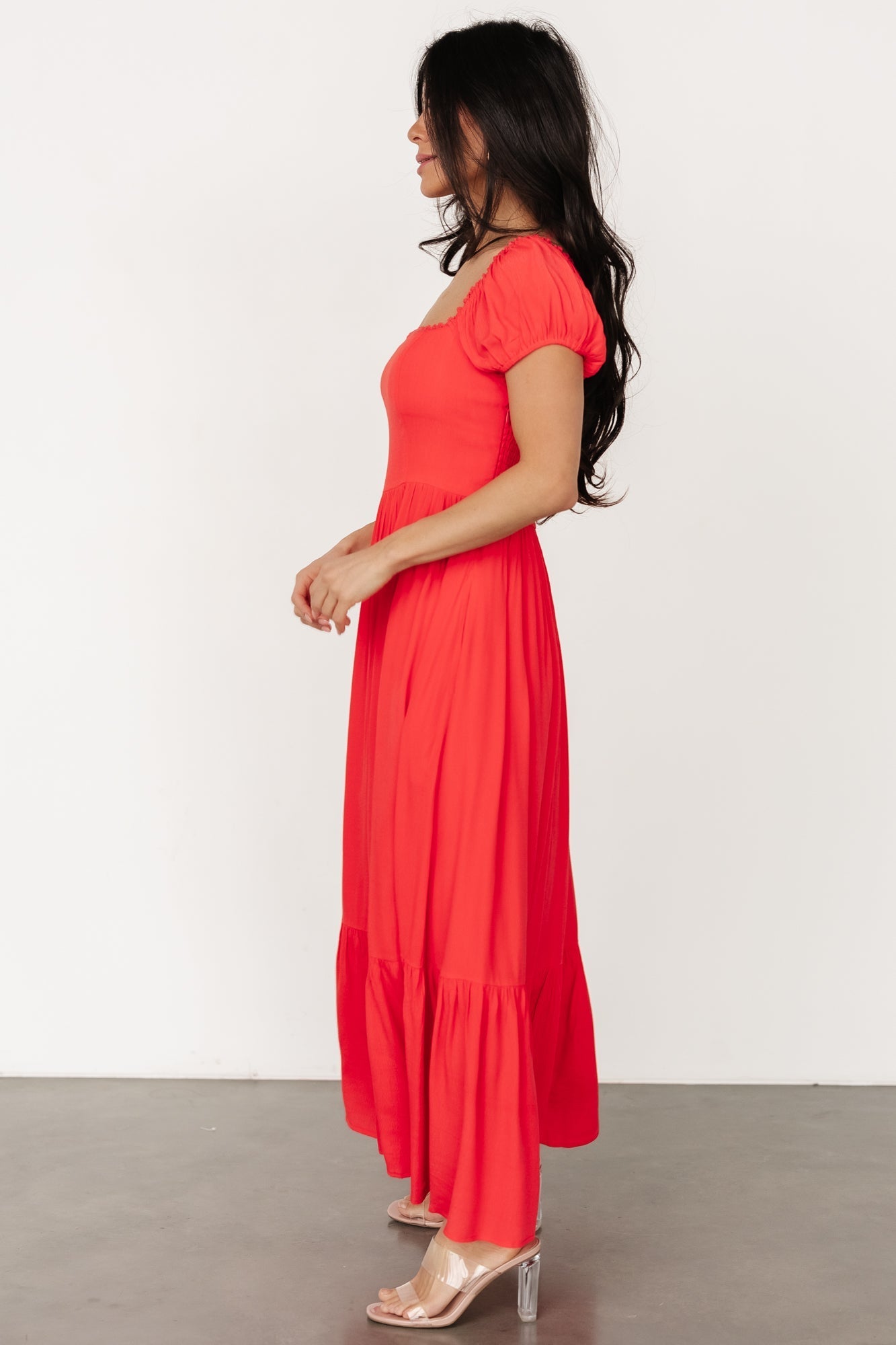 Ilona Maxi Dress | Cherry Red - Baltic Born