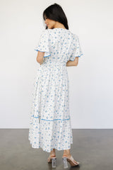 Janie Midi Dress | Ivory Multi Floral - Baltic Born