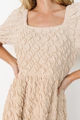 Keri Gathered Dress | Light Taupe - Baltic Born