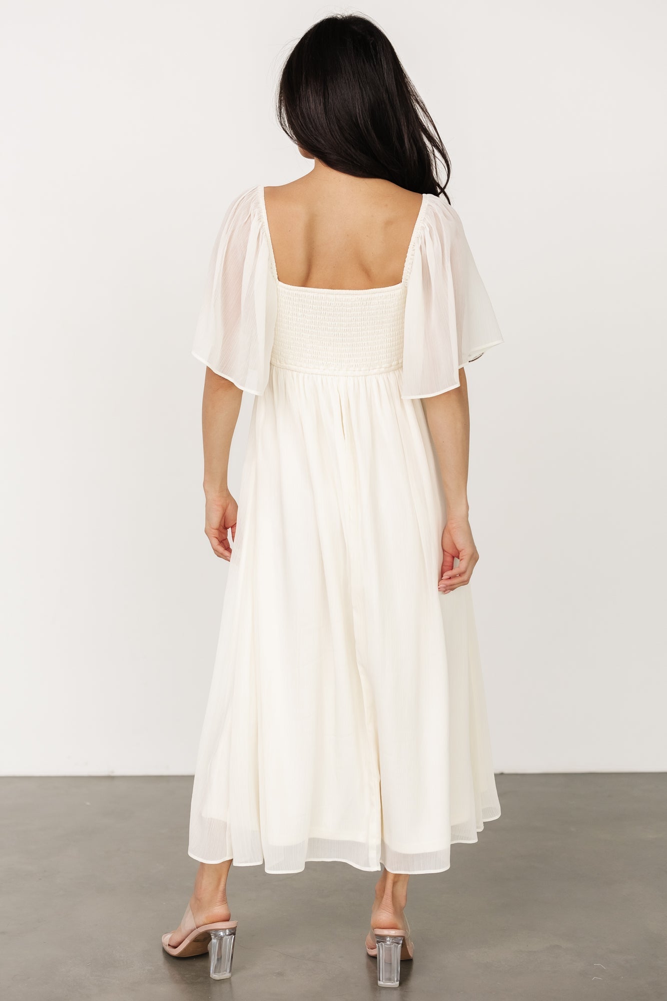 Lilith Applique Midi Dress | Cream - Baltic Born