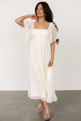 Lilith Applique Midi Dress | Cream - Baltic Born