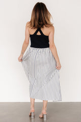 Marbella Tank Dress | Navy Stripe - Baltic Born