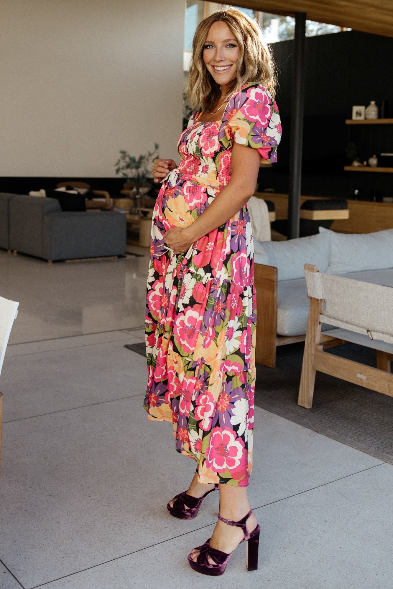 Mazatlan Maxi Dress | Vibrant Floral - Baltic Born