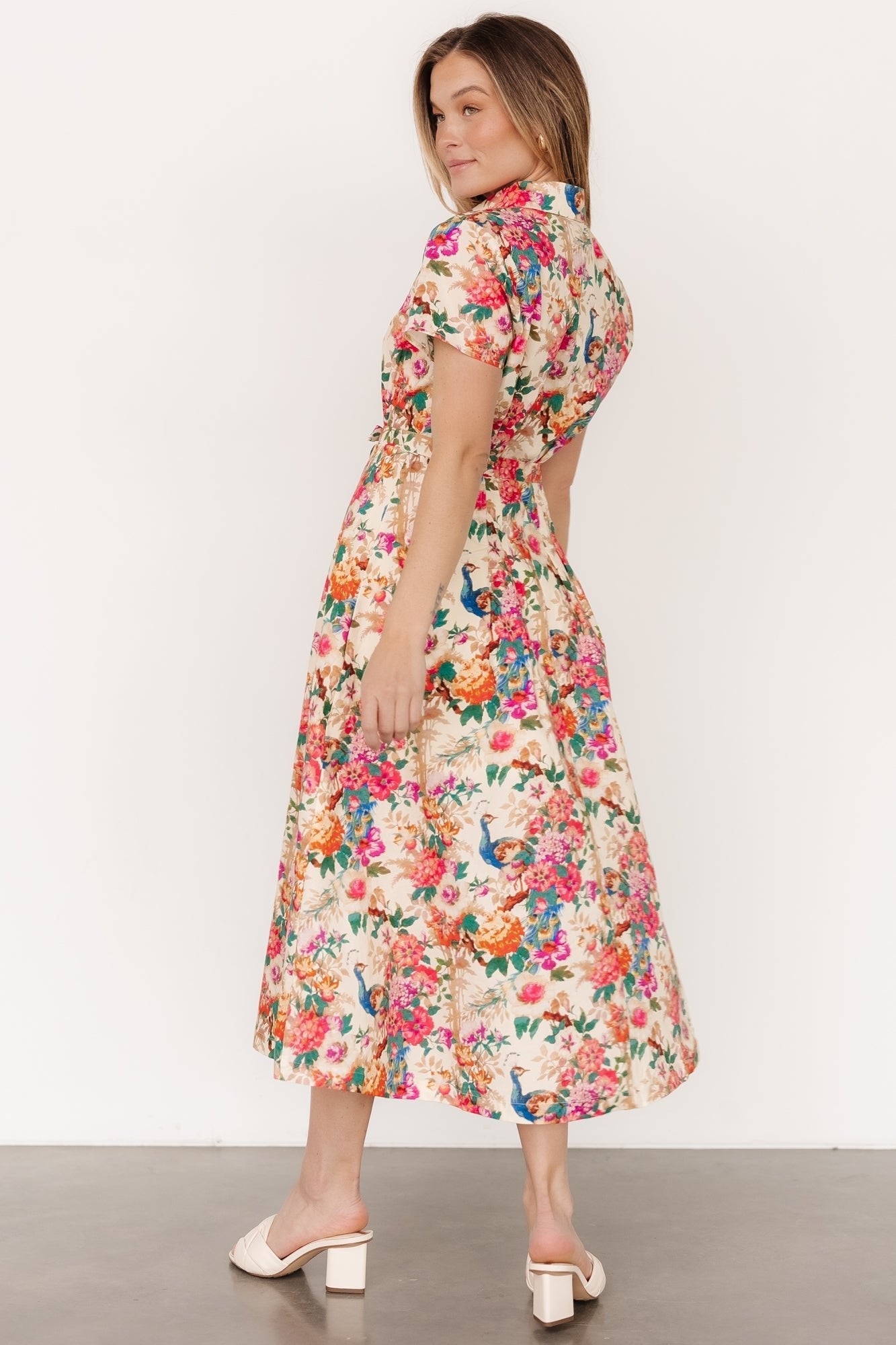 Melia Midi Dress | Multi Print - Baltic Born