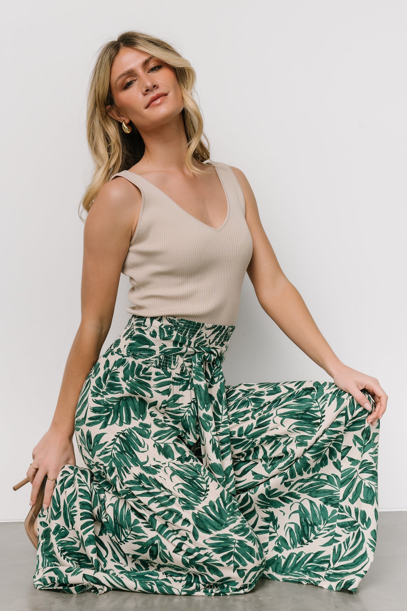Monterey Pants | Green Print - Baltic Born