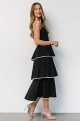 Odette Tiered Dress | Black + White - Baltic Born