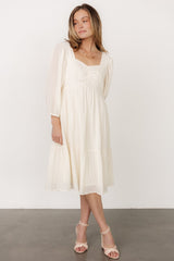 Vaeda Midi Dress | Cream - Baltic Born